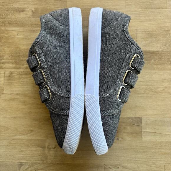 Fabkids Casual School Shoes Easy closure Multi Strap Sneaker Grey size US 4 - Picture 6 of 12